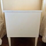 Solid wood bedside table