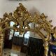 Large Louis XV style gilded wood mirror, late 18th century