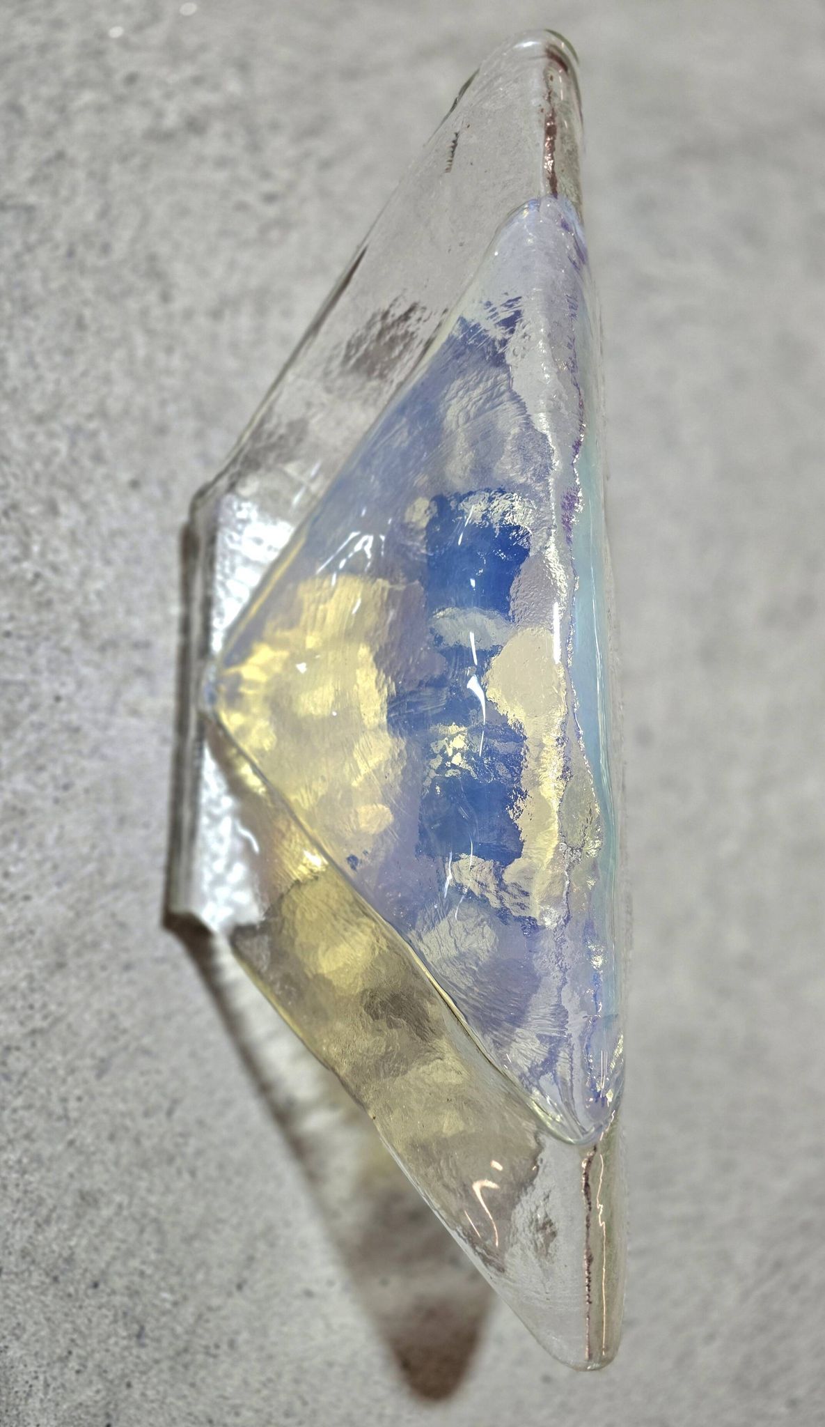 Carlo Nason for A.V. Mazzega (attributed), set of 4 glass wall lights.