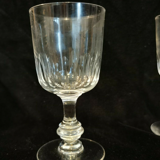 Lots de six verres cristal