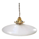 Suspension opaline white smooth art deco 1930