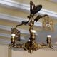Antique gothic Brass Dragon griffin Chandelier light fitting light Fixture,