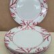 6 assiettes porcelaine Barbier