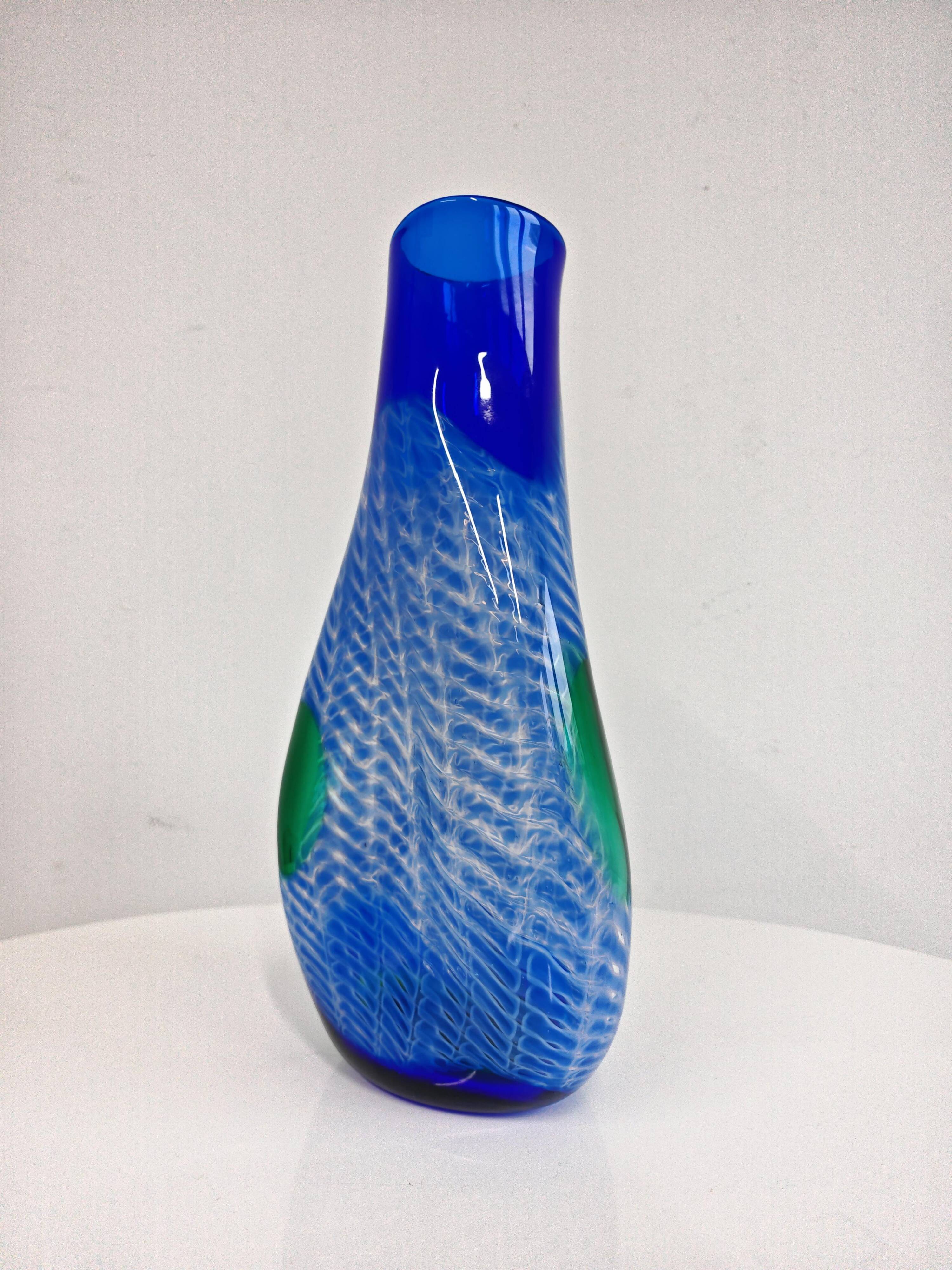 Murano glass vase by Archimede Seguso, limited edition.