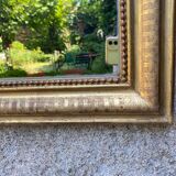 Gilded Louis-Philippe mirror 76 x 55 cm