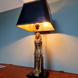 Egyptian table lamp, Hollywood Regency style, 1970
