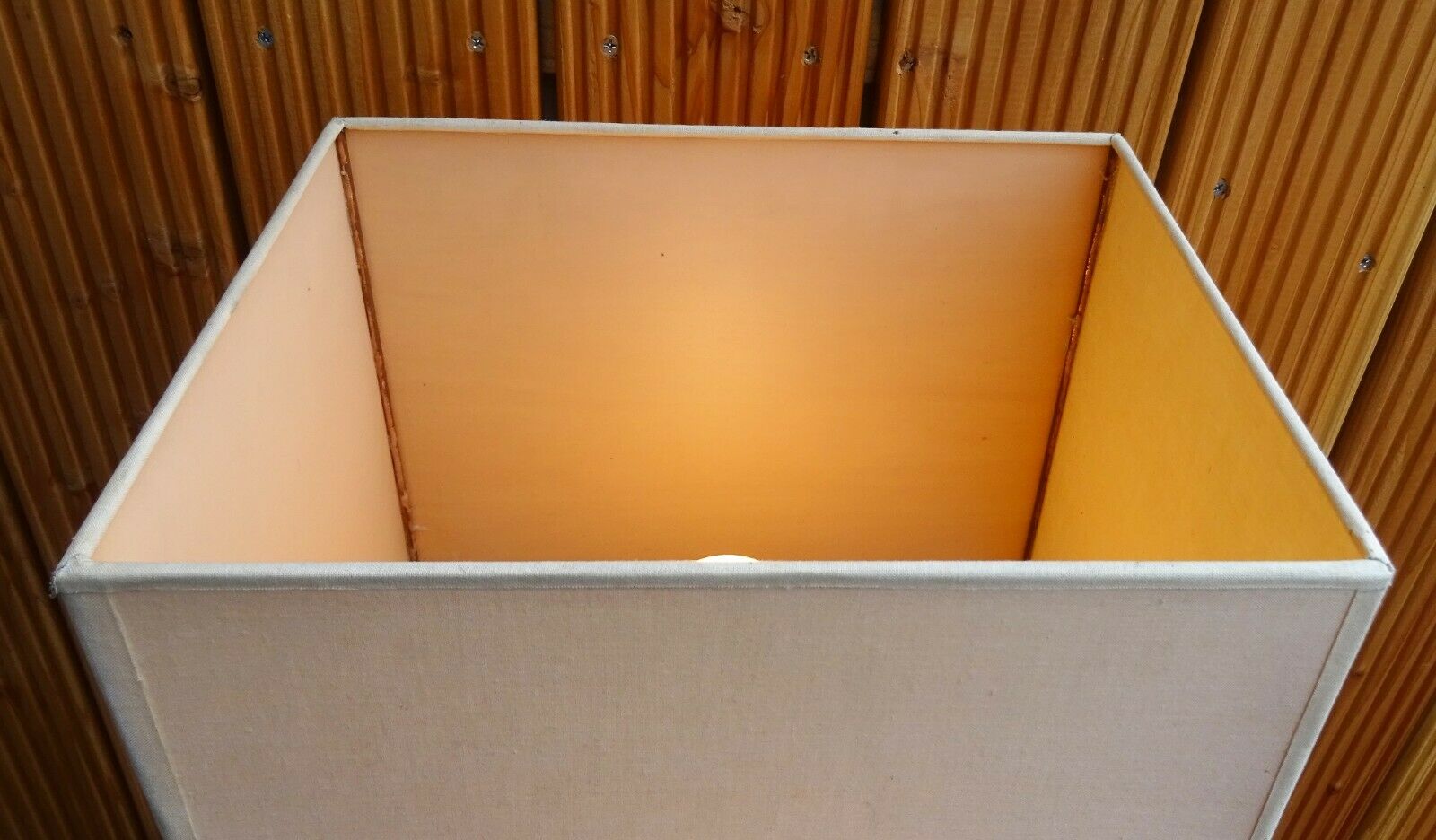 Ambient lamp in cork and chromed metal desing 1970