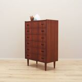 Commode en teck, design danois, années 1970, production : Danemark