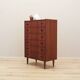 Teak chest of drawers, Danish design, 1970s, production: Denmark