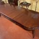 Extensible Louis XVI mahogany dining table with band - 19th century