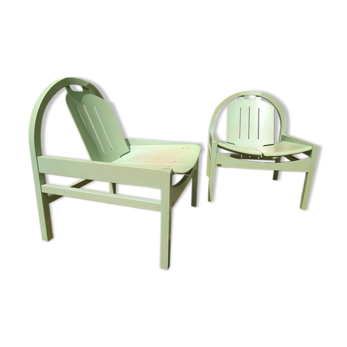 Pair of baumann argos model armchairs