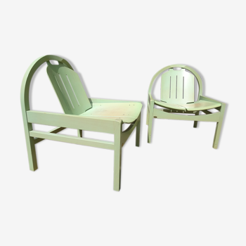 Pair of baumann argos model armchairs