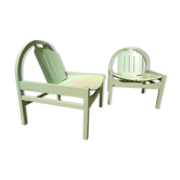 Pair of baumann argos model armchairs