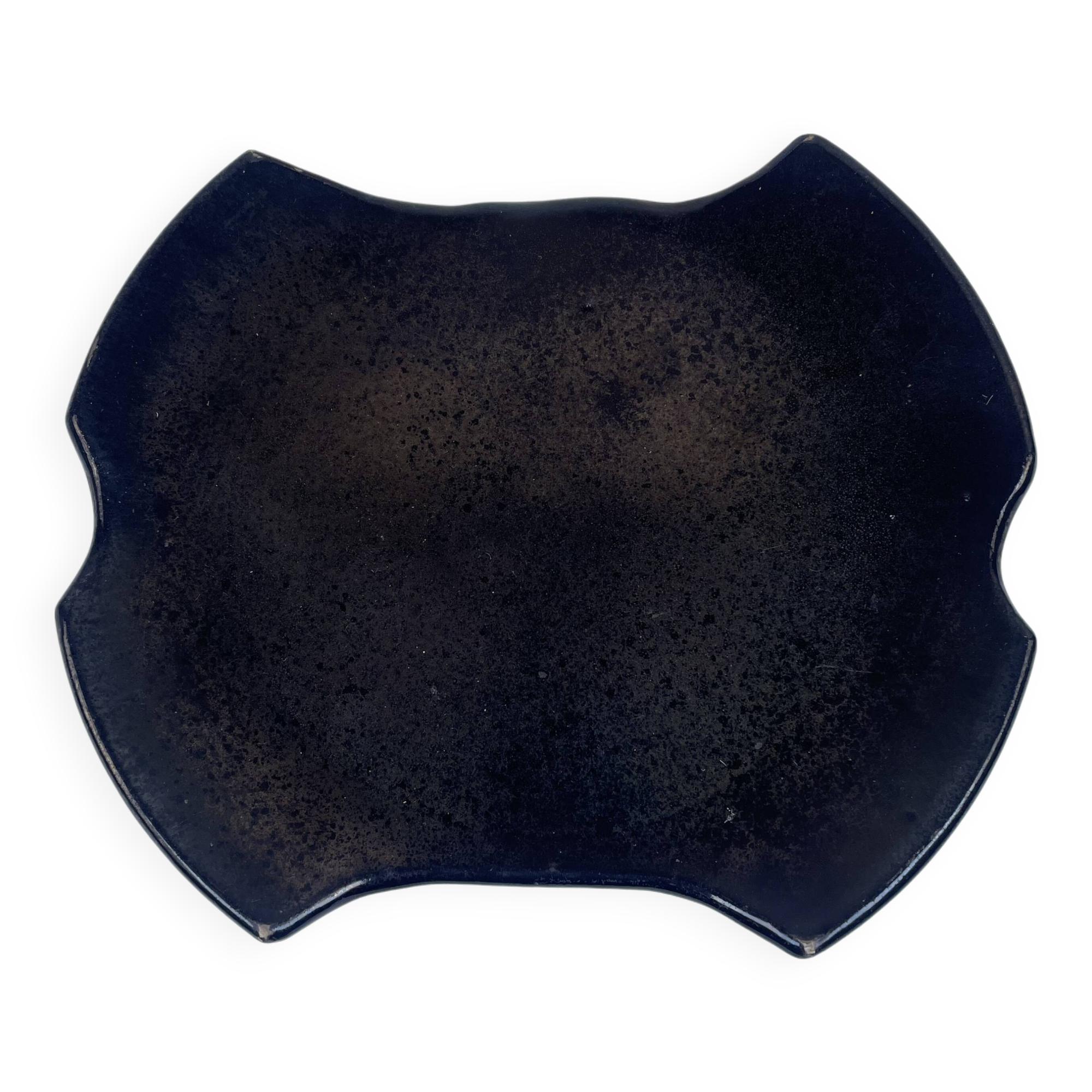 Wall plate signed Jean Gazietto Vallauris from the 50s