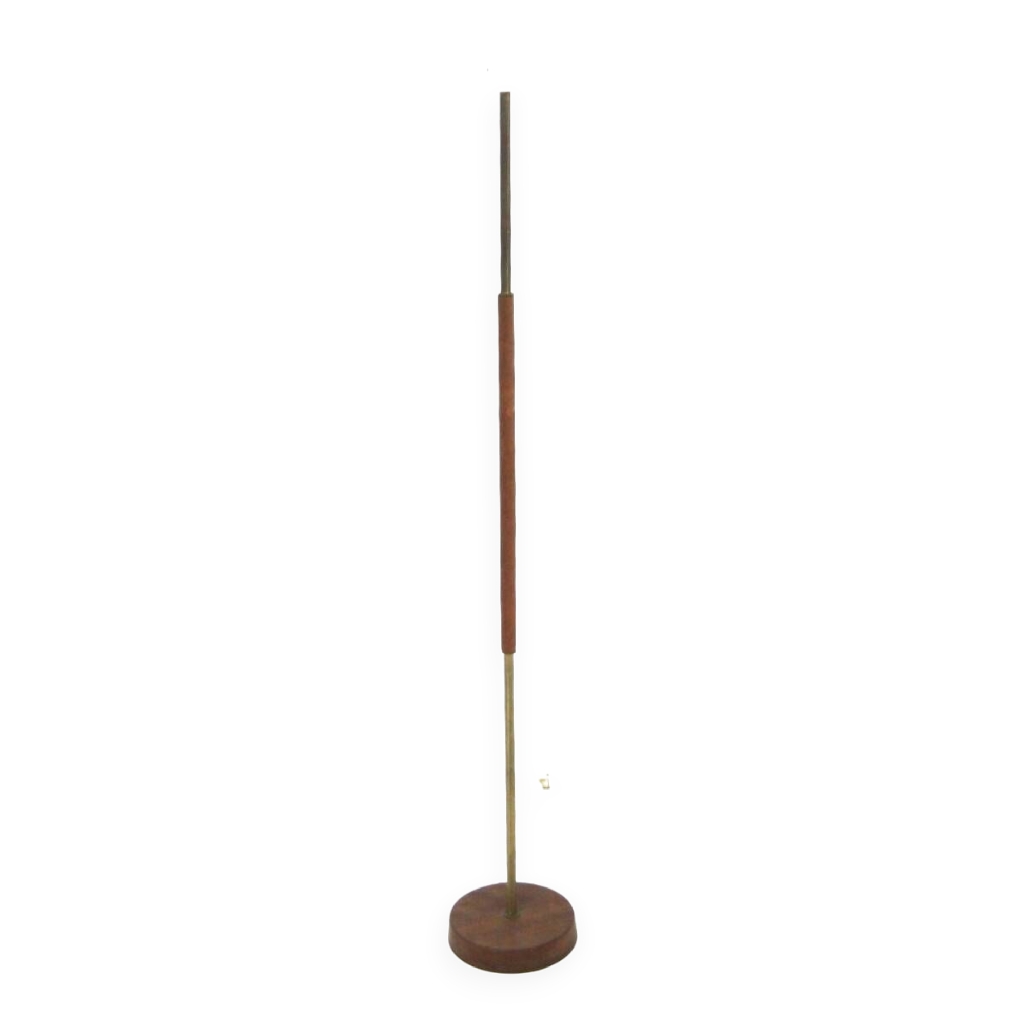 Scandinavian teak and metal floor lamp, Sweden, 1960