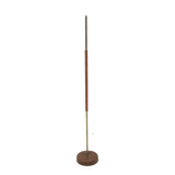 Scandinavian teak and metal floor lamp, Sweden, 1960