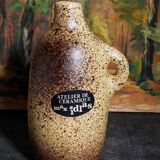 Single-flower vase, ceramic bottle by Max Idlas