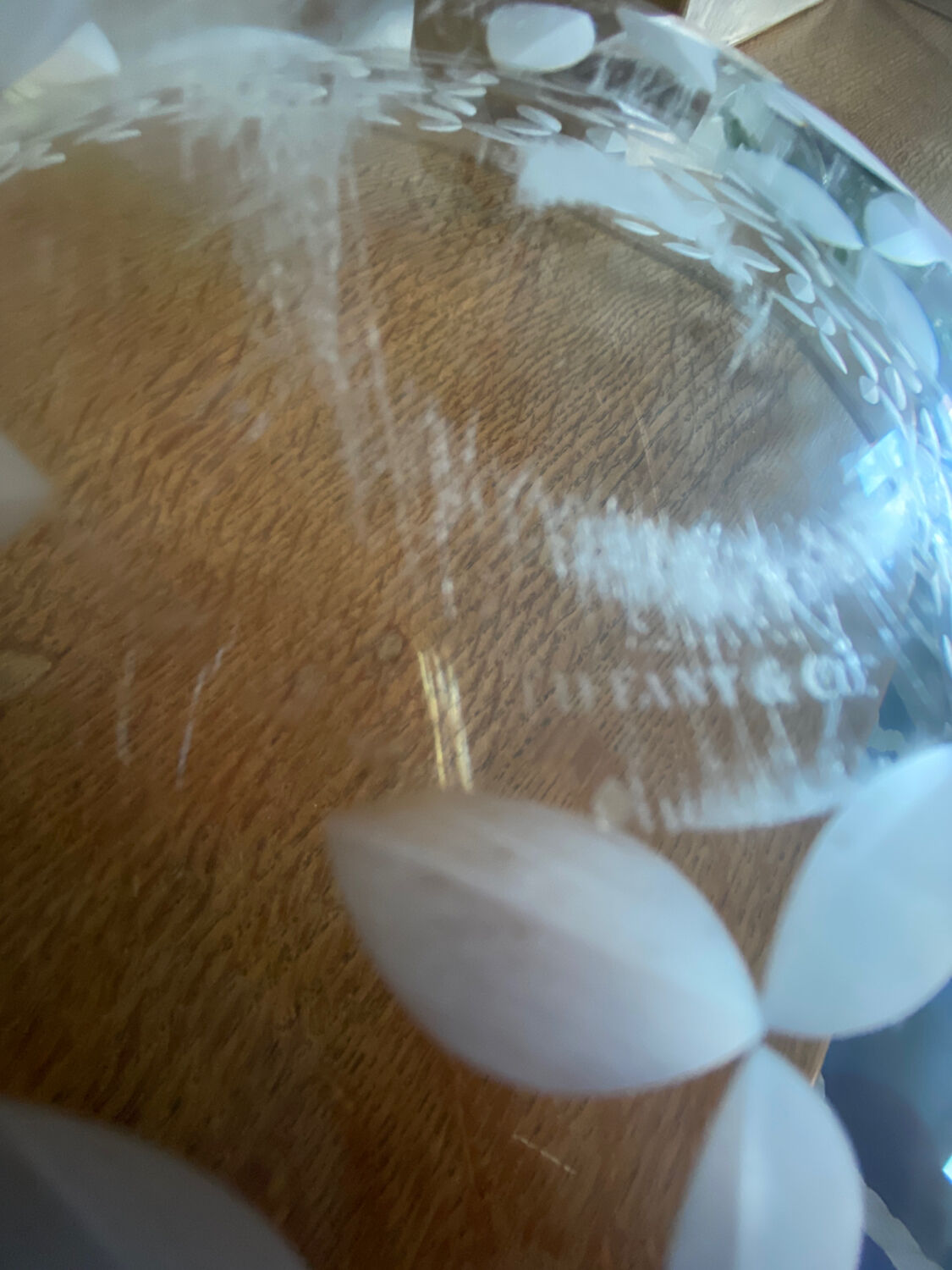 Cristal cup Tiffany & co