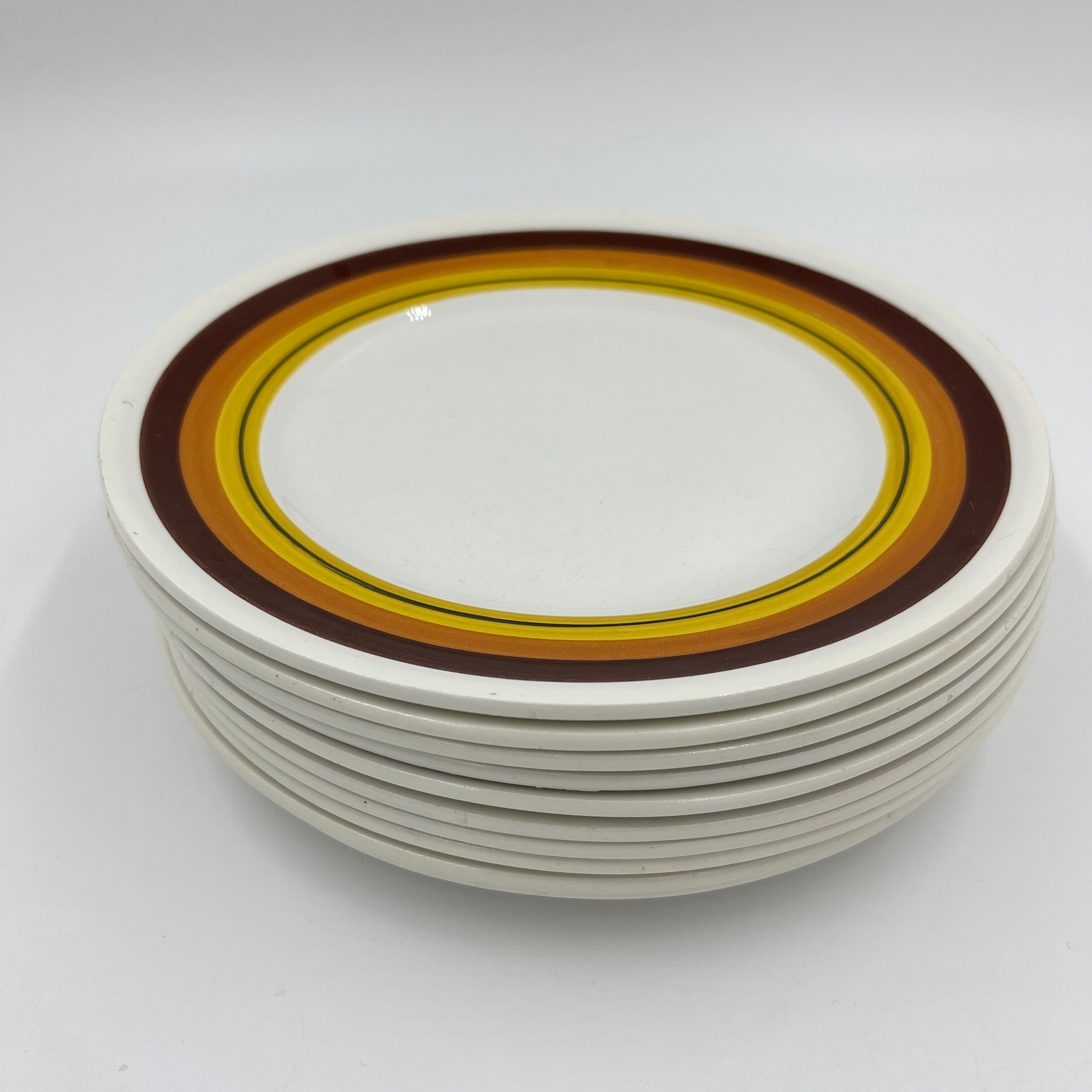 Set of dessert plates moulin des loups