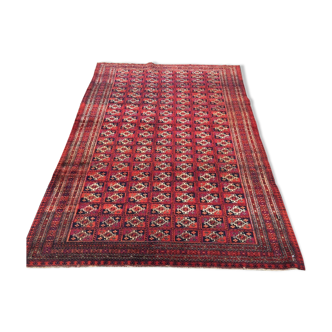 Traditional Turkoman Oriental Hand Made Rug 180x122cm boho