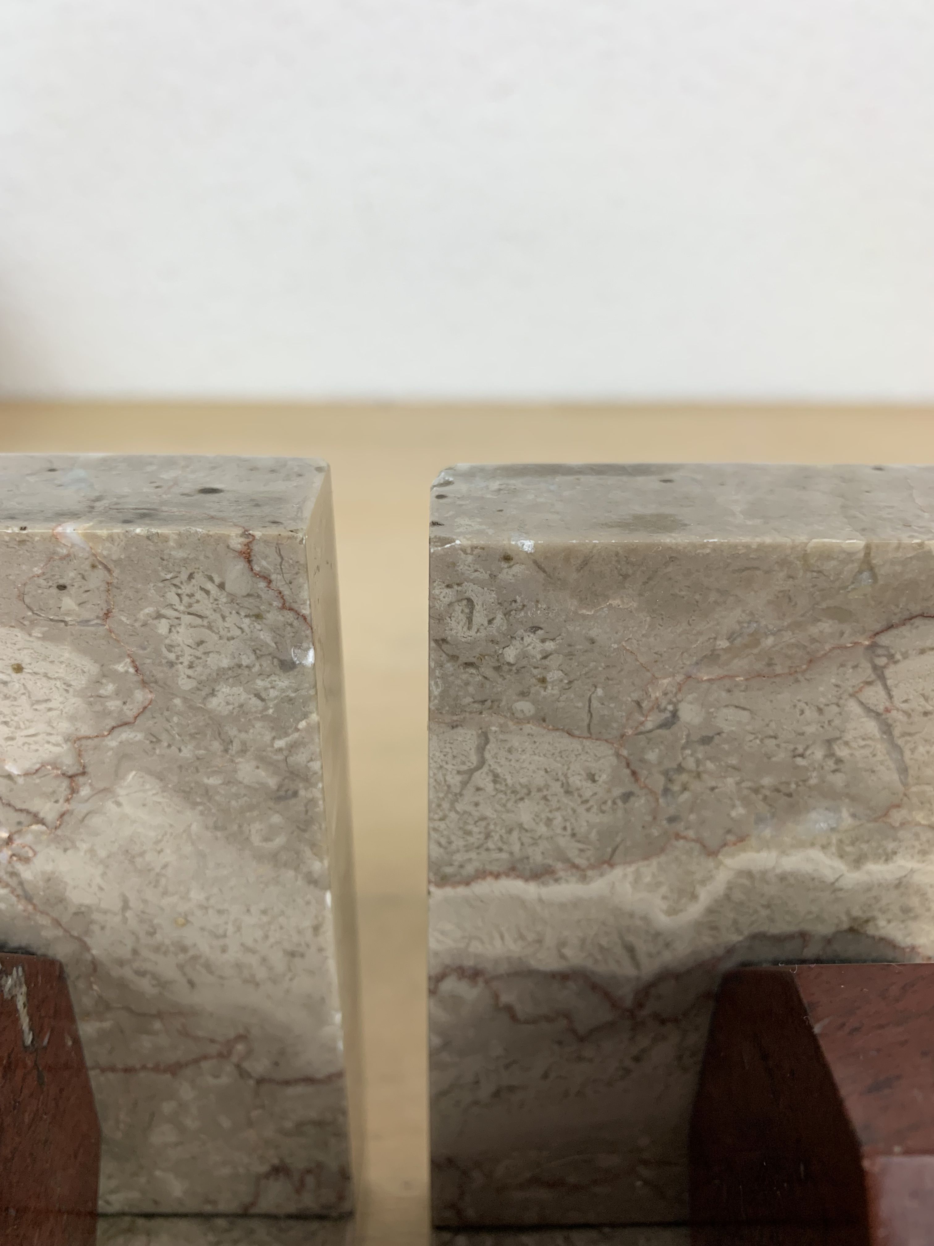 Pair of greenhouses geometric marble books art deco