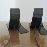 Pair of "looping" lamps massive edition 1990