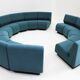 Vintage large modular round sofa by Don Chadwick for Herman Miller