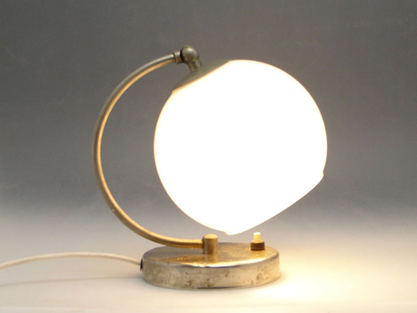 Lampe de chevet Art Déco, Pologne, années 1950