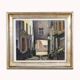Street scene painting in Brussels