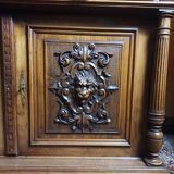 Renaissance two-body sideboard in walnut