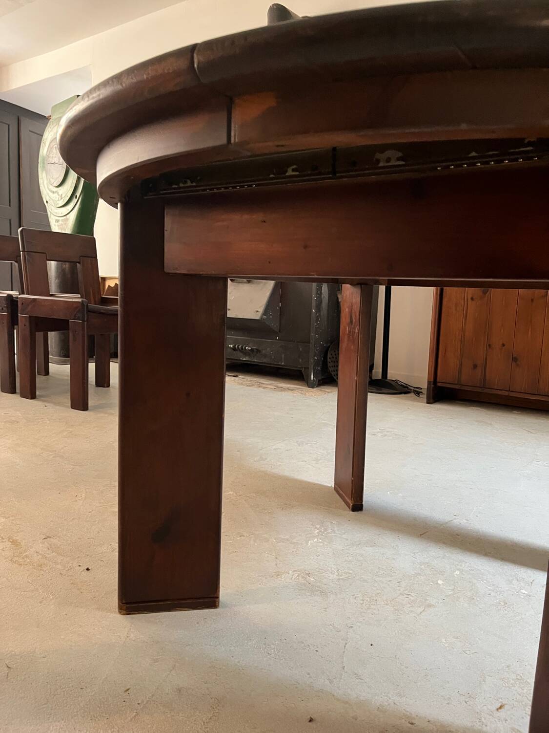 Silvio Coppola Table and 4 Chairs Set 1970