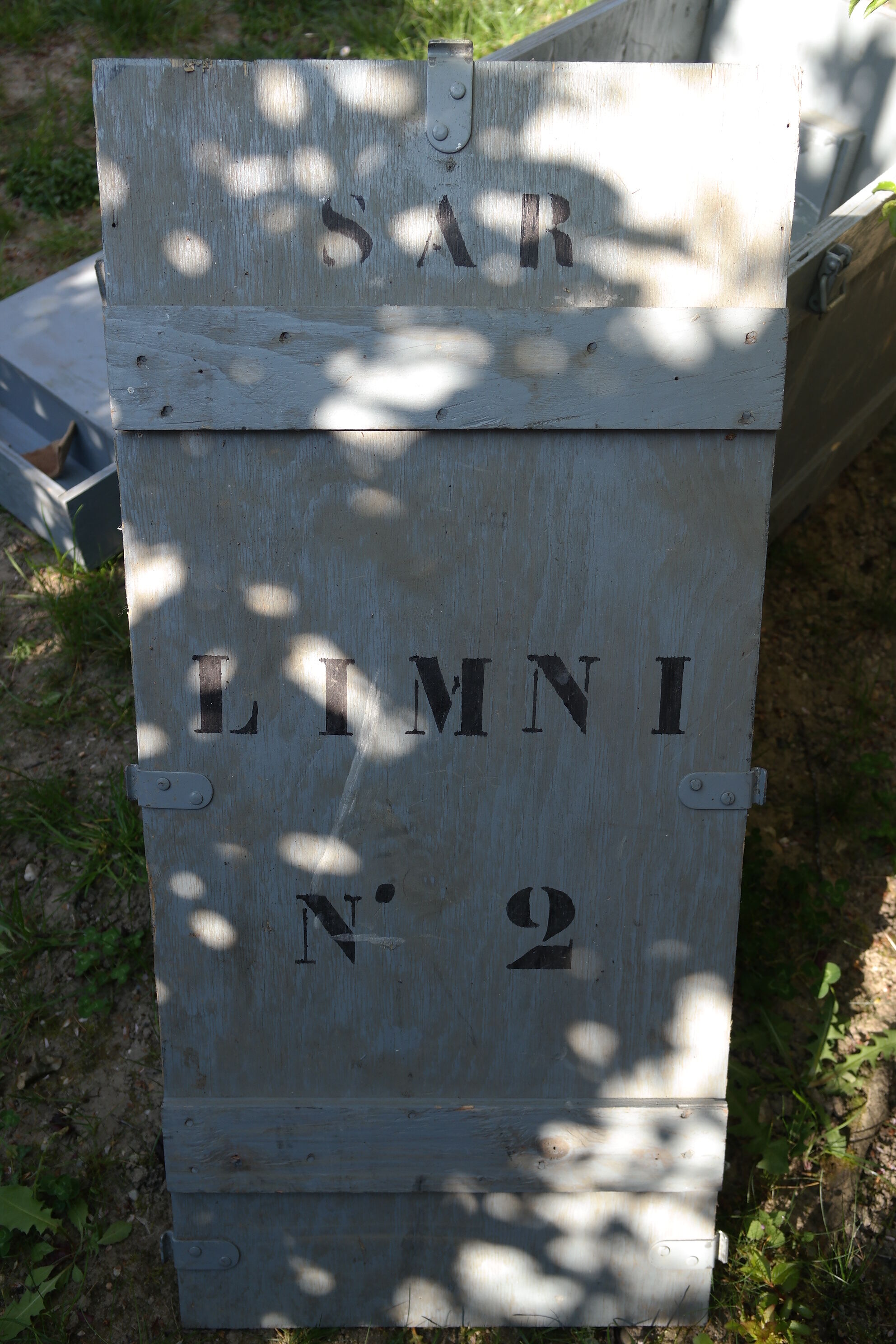 Caisse militaire en bois