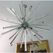 Sputnik Triedro Murano Glass Chandelier