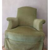 Green toad armchair