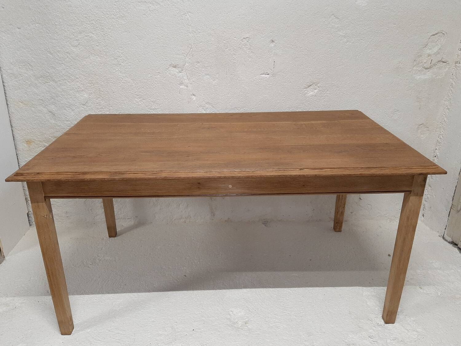 Solid oak farm table