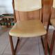 4 sled chairs, vintage