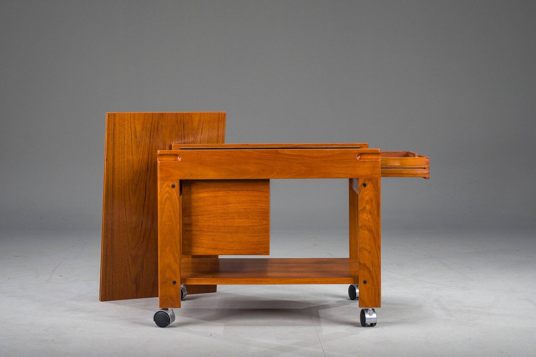 Mid-century modern Danish teak bar model 703 by Aksel Kjersgaard, 1960s