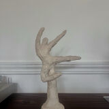 Chamotte terracotta sculpture "Classical Dancer"