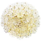 Large flower ceiling light in Murano glass, Ernst Palme, Germany, 1970s