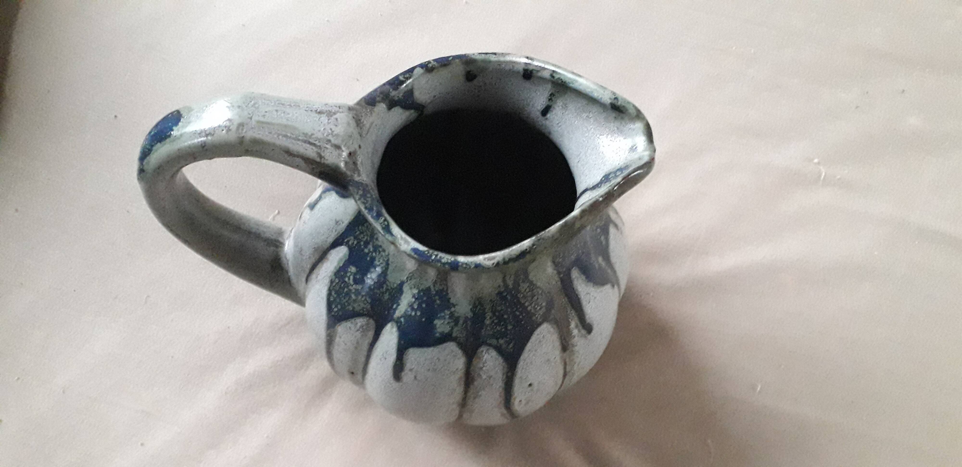 Vintage melon-shaped vase