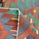 Multicolor Geometric Style Designer Kilim Rug, 181x291 Cm (5'11"x9'7" ft)