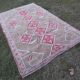Vintage Turkish Oushak rug 154x243 cm