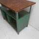 Banc de travail industriel vintage