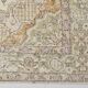 5x9 Light Green & Beige Madallion Corners Vintage Rug, 166x268Cm