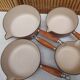 Le Creuset enameled cast iron - Set of 4 saucepans with lids