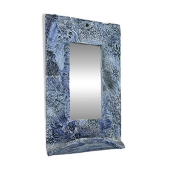 Vintage ceramic mirror