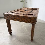 Savoyard folk art coffee table