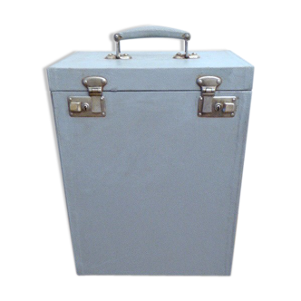 Vintage pebble grey case, 1965 40x30x20 cm