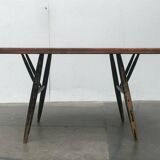 Pirkka Early dining table from the mid-century by Ilmari Tapiovaara for Laukaan Puu, 1960s.