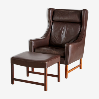 Fauteuil avec ottoman 965h  de Fredrik kayser